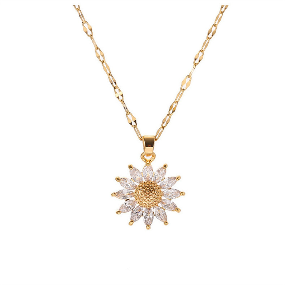 Sunshine Sunflower Necklace