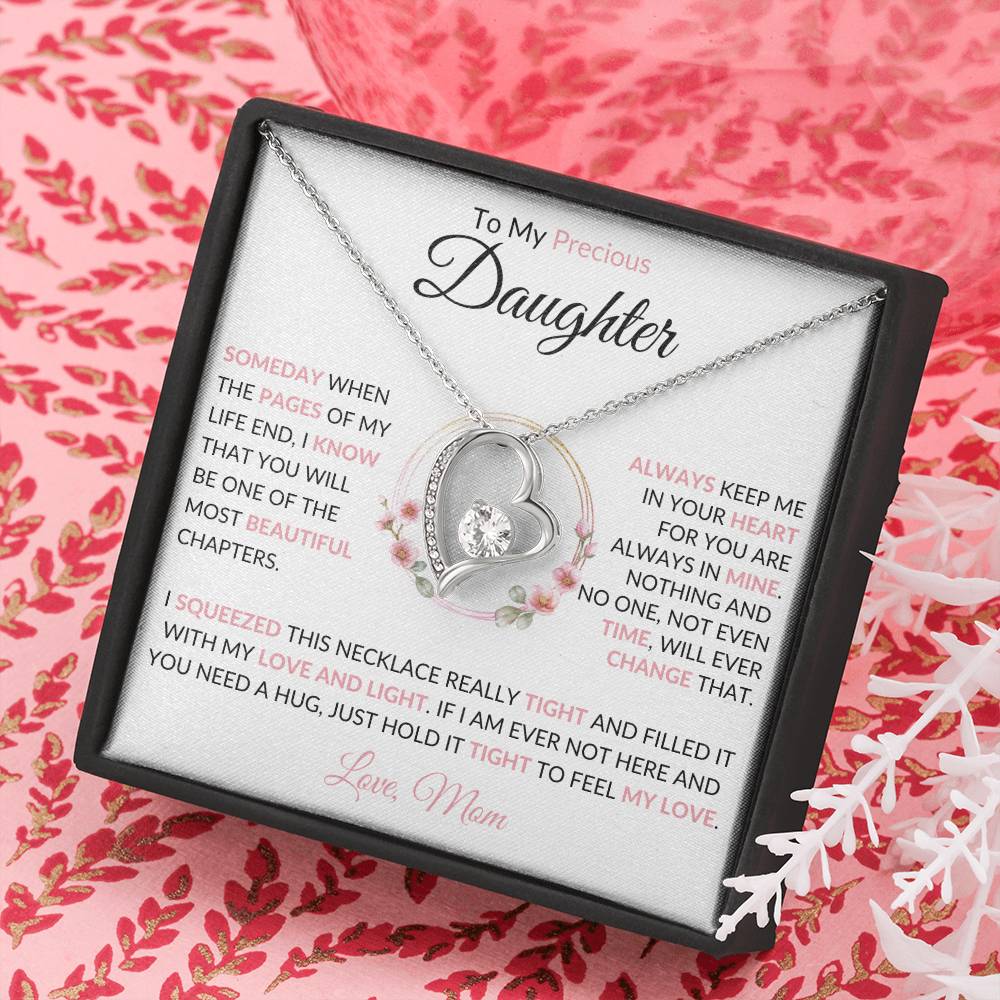 Precious Daughter - Pages of My Life - Forever Heart - Pink