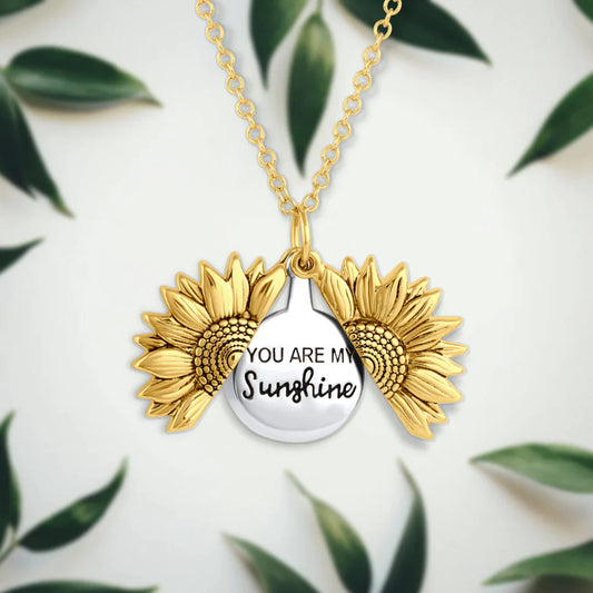 You Are My Sunshine Necklace Daughter Mother Mom Wife Birthday Valentines Day Gift