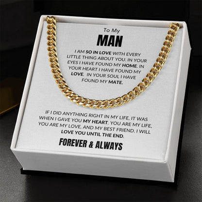 To My Man - Every Little Thing v3 - Cuban Link - White