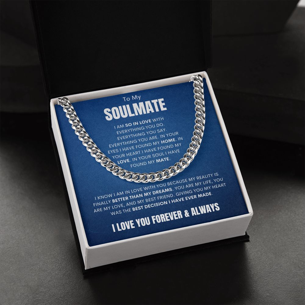 Soulmate - Better Than My Dreams - Cuban Link - Blue