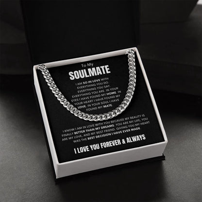 Soulmate - So In Love - Cuban Link - Black