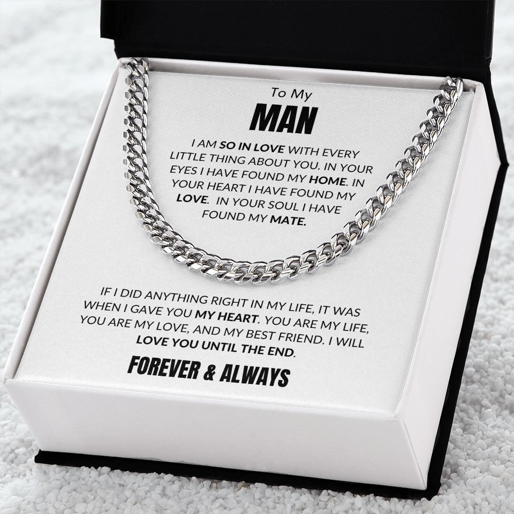 To My Man - Every Little Thing v3 - Cuban Link - White