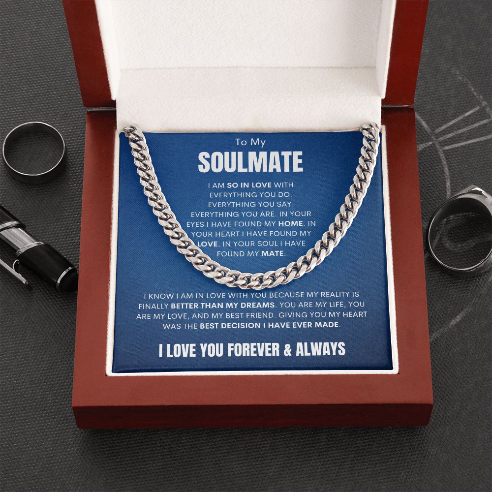 Soulmate - Better Than My Dreams - Cuban Link - Blue