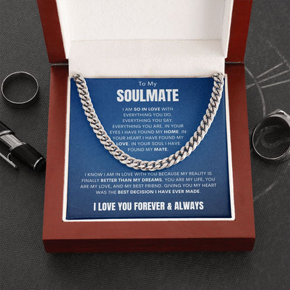 Soulmate - Better Than My Dreams - Cuban Link - Blue