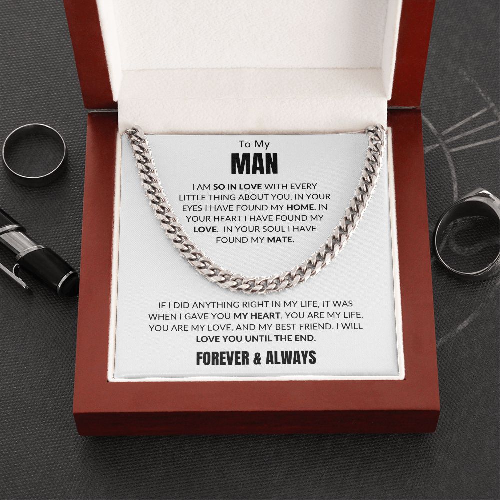 To My Man - Every Little Thing v3 - Cuban Link - White