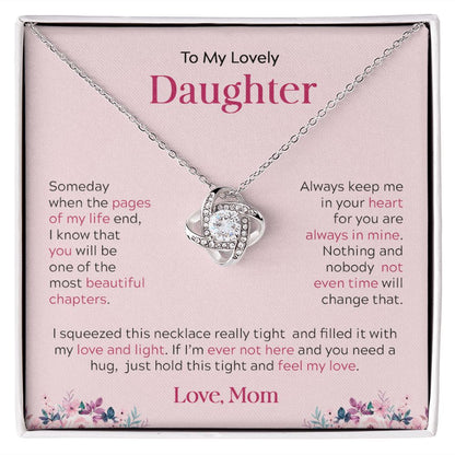 My Lovely Daughter | You are in my heart - Love Knot