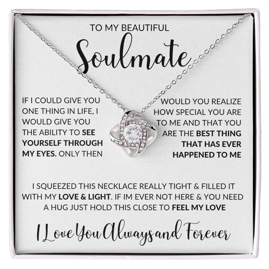 Soulmate - Through My Eyes - Love Knot - White - Revised