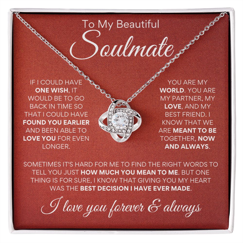 Soulmate - One Wish - Love Knot - Red