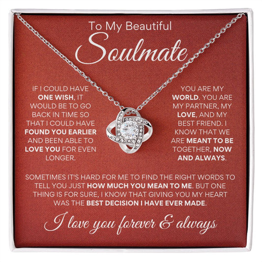 Soulmate - One Wish - Love Knot - Red