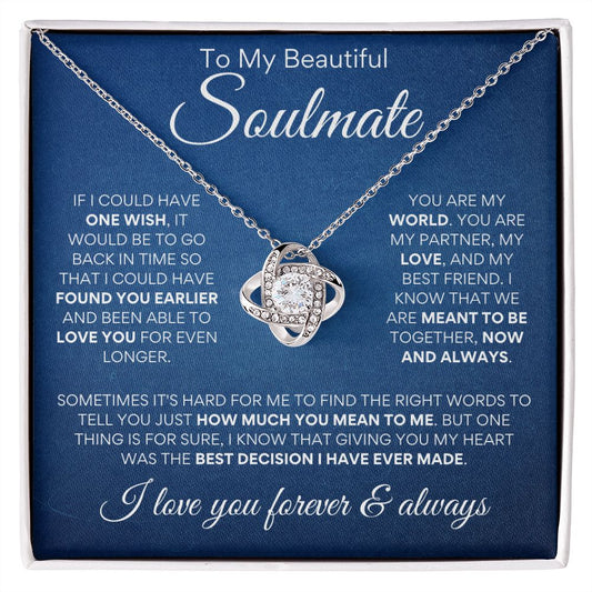 Soulmate - One Wish - Love Knot - Blue