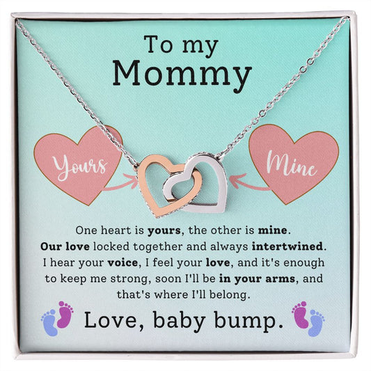 To My Mommy - Always Intertwined - Interlocking Hearts